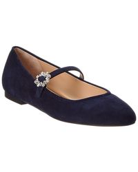 Stuart Weitzman - Aura Suede Mary Jane - Lyst