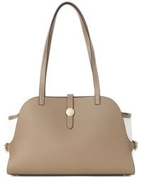 Tiffany & Fred Paris - Smooth Leather Dome-Shaped Shoulder Bag - Lyst