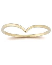 Ember Fine Jewelry - 14k Chevron Ring - Lyst