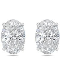 Diana M. Jewels - Diana M. 14K 5.00 Ct. Tw. Lab-Grown Diamond Earrings - Lyst
