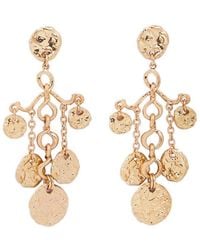 Saachi - Hammered Coin Dangle Earrings - Lyst