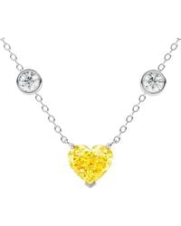 VOWE - 14K 3.50 Ct. Tw. Lab-Grown Diamond Necklace - Lyst