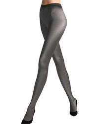 Wolford Satin De Luxe Tights - Gray