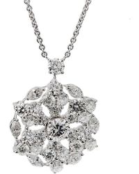Graff - 18K 6.67 Ct. Tw. Diamond Snowflake Necklace (Authentic Pre-Owned) - Lyst