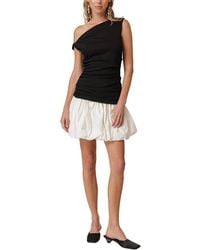 Line & Dot - Wesley Mix-Media Mini Dress - Lyst