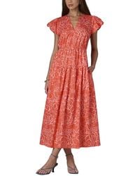 Wit & Wisdom - Short Structured Shoulder Cap Sleeve Maxi Dress - Lyst
