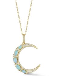 Glaze Jewelry - 14K Over Cz Necklace - Lyst