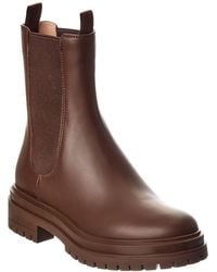 Gianvito Rossi - Chester Leather Boot - Lyst