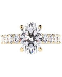 Lab Grown Diamonds - 14K 4.22 Ct. Tw. Lab-Grown Diamond Bridal Ring - Lyst