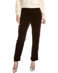 L'Agence - Rebel Silk-Blend Trouser - Lyst