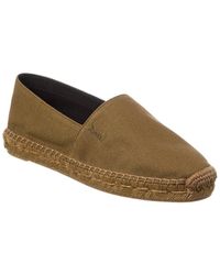 Saint Laurent - Gabardine Espadrille - Lyst