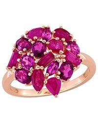 Rina Limor - 2.99 Ct. Tw. Ruby, Rhodolite Cocktail Ring - Lyst
