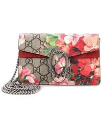 Gucci - Blooms Print Gg Coated Canvas Dionysus Bag Super Mini (Authentic Pre-Loved) - Lyst