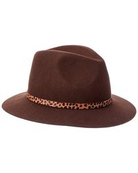 Bruno Magli - Wool Felt Wool Fedora - Lyst