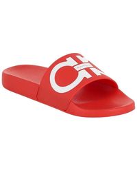 Ferragamo - Logo Motif Slide - Lyst
