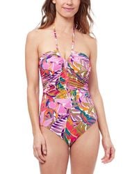 Gottex - Tropikaia Bandeau Halter One-Piece - Lyst