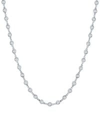 Jewels by Viomo - 14K 2.25 Ct. Tw. Diamond By The Yard Necklace - Lyst