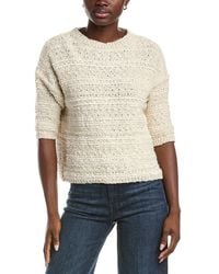 Max Mara - Arda Tweed Sweater - Lyst