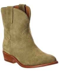 Frye - Billy Short Suede Bootie - Lyst