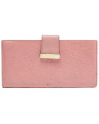 Gucci - Ssima Leather Flap Continental Wallet (Authentic Pre-Owned) - Lyst