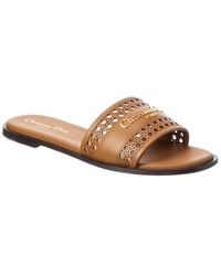 Dior - D-Lane Leather Sandal - Lyst