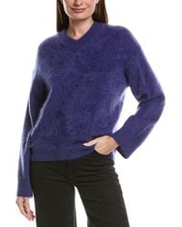 Rag & Bone - Jada Brushed 100% Cashmere V-Neck Sweater - Lyst