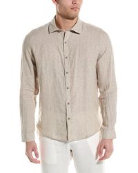 Onia - Slim Fit Linen Shirt - Lyst