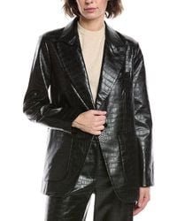 Kobi Halperin - Rein Croc Blazer Jacket - Lyst