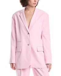Kenneth Cole - Luxe Twill Boyfriend Jacket - Lyst