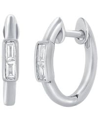 Sabrina Designs - 14k 0.11 Ct. Tw. Diamond Huggie Earrings - Lyst