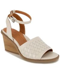 Gentle Souls - By Kenneth Cole Nadia Leather Wedge - Lyst