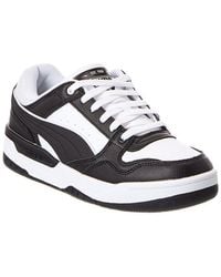 PUMA - Rebound Retro Leather Sneaker - Lyst