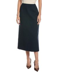 Oscar de la Renta - Tweed Silk-Lined Wool-Blend Skirt - Lyst