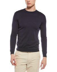 Eleventy - Long Sleeves Round Neck Sweater - Lyst