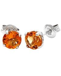 Gemstones - 1.50 Ct. Tw. Citrine 14K Earrings - Lyst