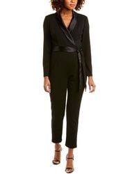 adrianna papell jumpsuit black