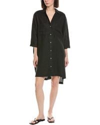 James Perse - Pocket Swing Linen Dress - Lyst