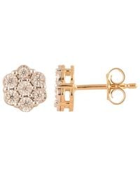 Lab Grown Diamonds - Plated 0.27 Ct. Tw. Lab-Grown Diamond Studs - Lyst