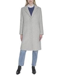 Cole Haan - Slick Wool-Blend Coat - Lyst