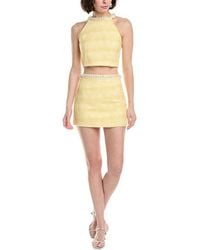 7021 - 2Pc Top & Mini Skirt Set - Lyst