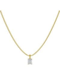 Lab Grown Diamonds - 18K Over 1.00 Ct. Tw. Lab-Grown Diamond Necklace - Lyst