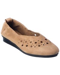 Arche Nityka Leather Flat - Natural