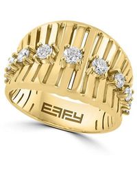 Effy Fine Jewelry - 14K 0.74 Ct. Tw. Diamond Ring - Lyst