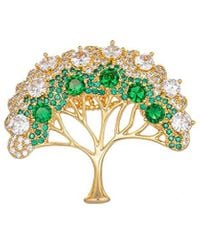 Eye Candy LA - Cz Tree Of Life Adjustable Ring - Lyst