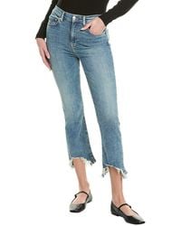 7 For All Mankind - High-Waist Slim Kick Jean - Lyst