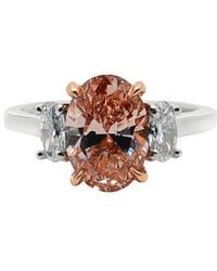 Prince Diamond & Jewelry - 14K 2.16 Ct. Tw. Lab-Grown Diamond Three-Stone Ring - Lyst