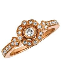 Le Vian - Le Vian 14K Rose 0.37 Ct. Tw. Diamond Ring - Lyst