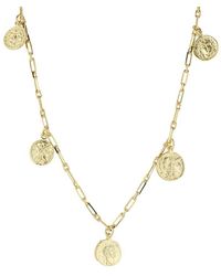Sphera Milano - 14K Plated Cz Necklace - Lyst