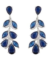 Eye Candy LA - Cz Julie Drop Statement Earrings - Lyst