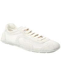 Prada - Montecarlo Re-Edition 2005 Suede & Mesh Sneaker - Lyst